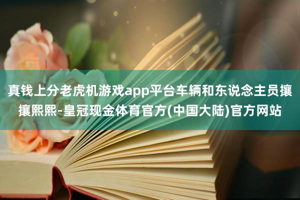 真钱上分老虎机游戏app平台车辆和东说念主员攘攘熙熙-皇冠现金体育官方(中国大陆)官方网站